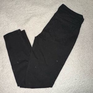 Old Navy Super Skinny Mid-Rise Black Jeans Women’s  Size 6S Gently Worn